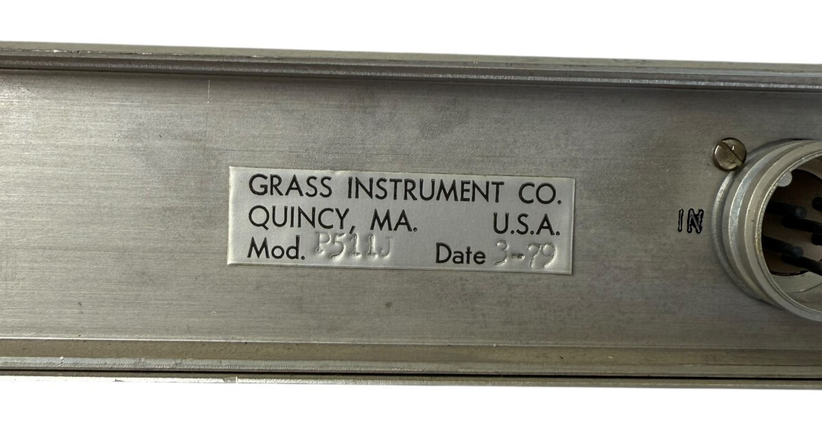 GRASS INSTRUMENTS P511J AMPLIFIER MADE IN USA