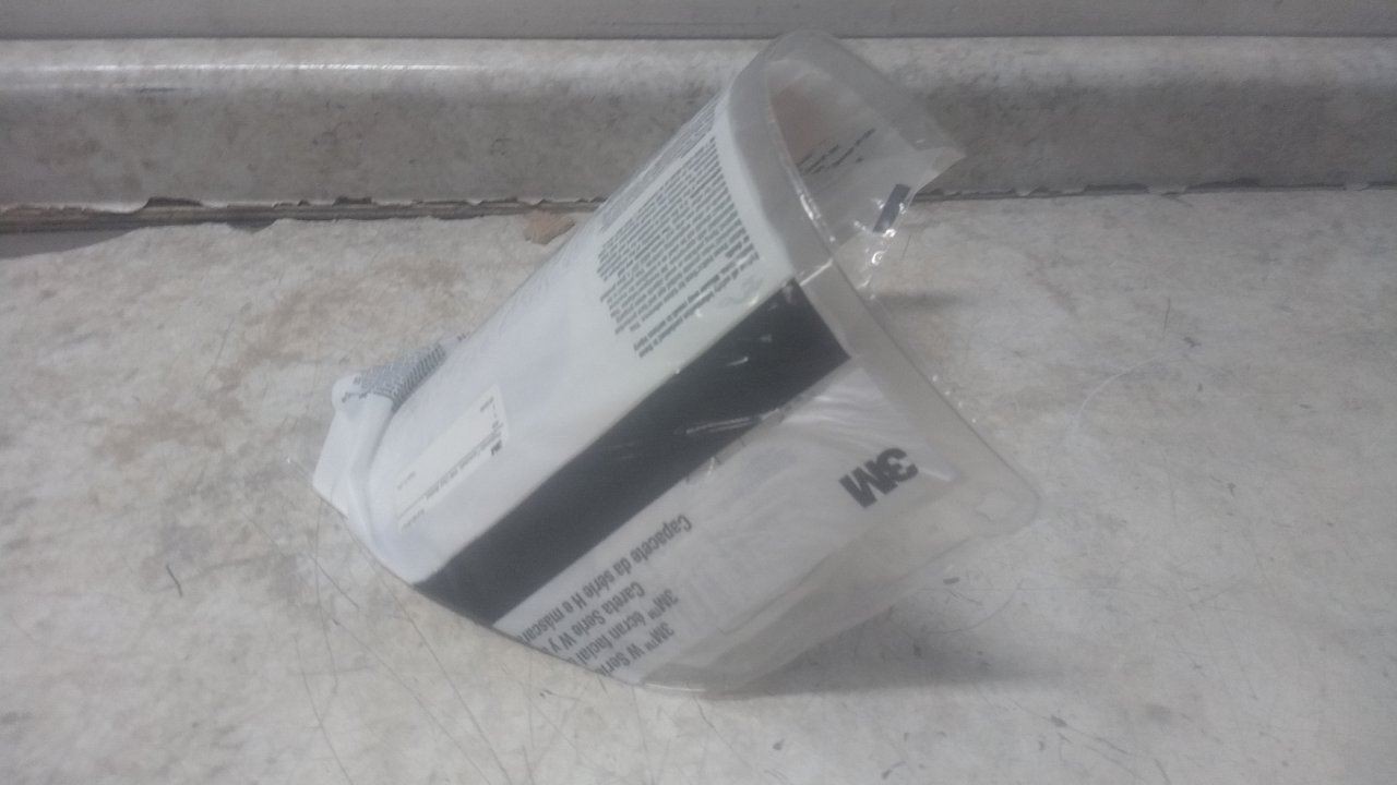 3M 82782-00000 5 Pk 9 In Height 14-1/2 In Width Clear Faceshield Frame