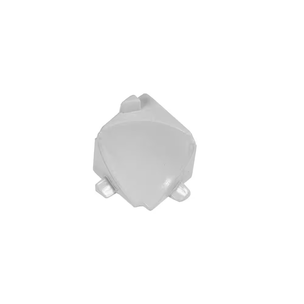 T-COVE 0 In. D X 0.63 In. W X 0 In. L Connection Wall/Flr Int Crnr Aluminum Pwdr