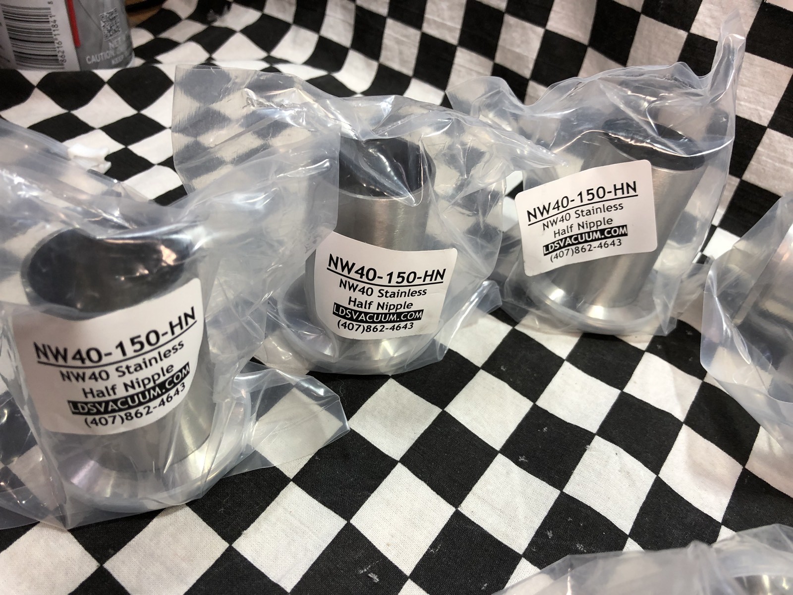 12X VACUUM FITTING CONICAL REDUCER FLEXIBLE TEE CENTERING RING NW40, NW40xNW25,