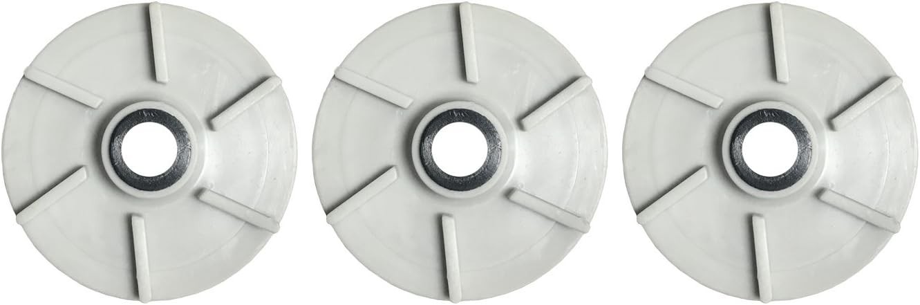 Impeller, Replaces Crathco 3587 (Pack of 3) grey