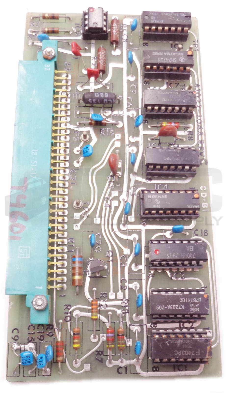 INSTRON A1022-1048 CIRCUIT BOARD, TP1, CD-B1, T1022-7255