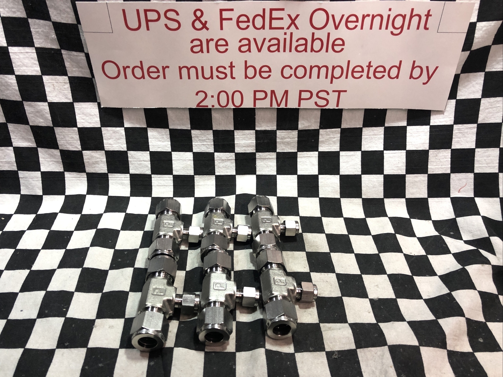 PARKER Union Tee 1/2″ X 1/2″ X 1/4″, 8-8-4 JLZ-SS, LOT OF 6, SHIPSAMEDAY#1604N10