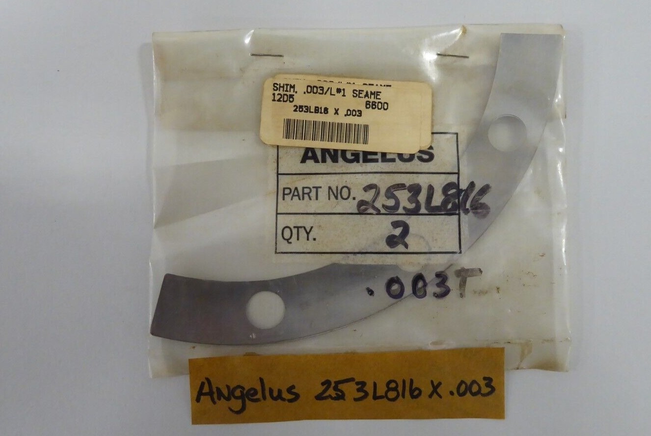 Angelus 253L816 X .003 Seam Shim .003 (Pack of 2) 253L816-3