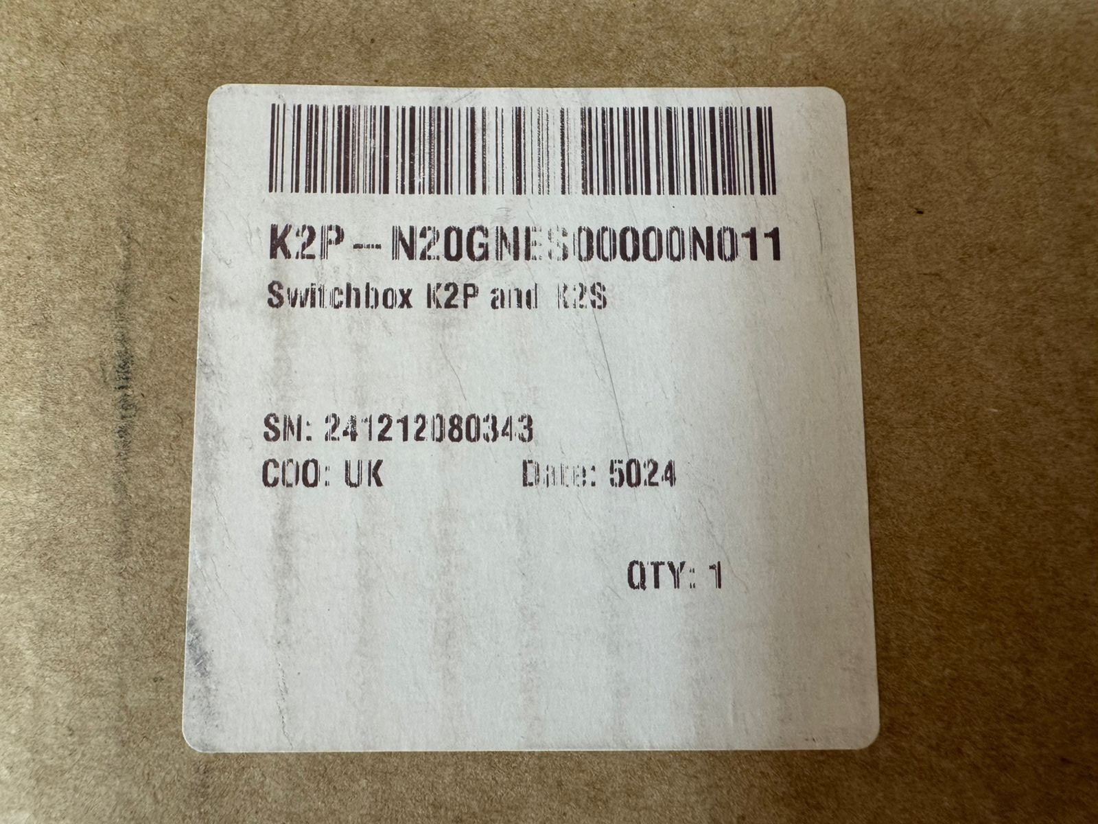 Topworx / Switch Box / K2P-N20GNES00000N011