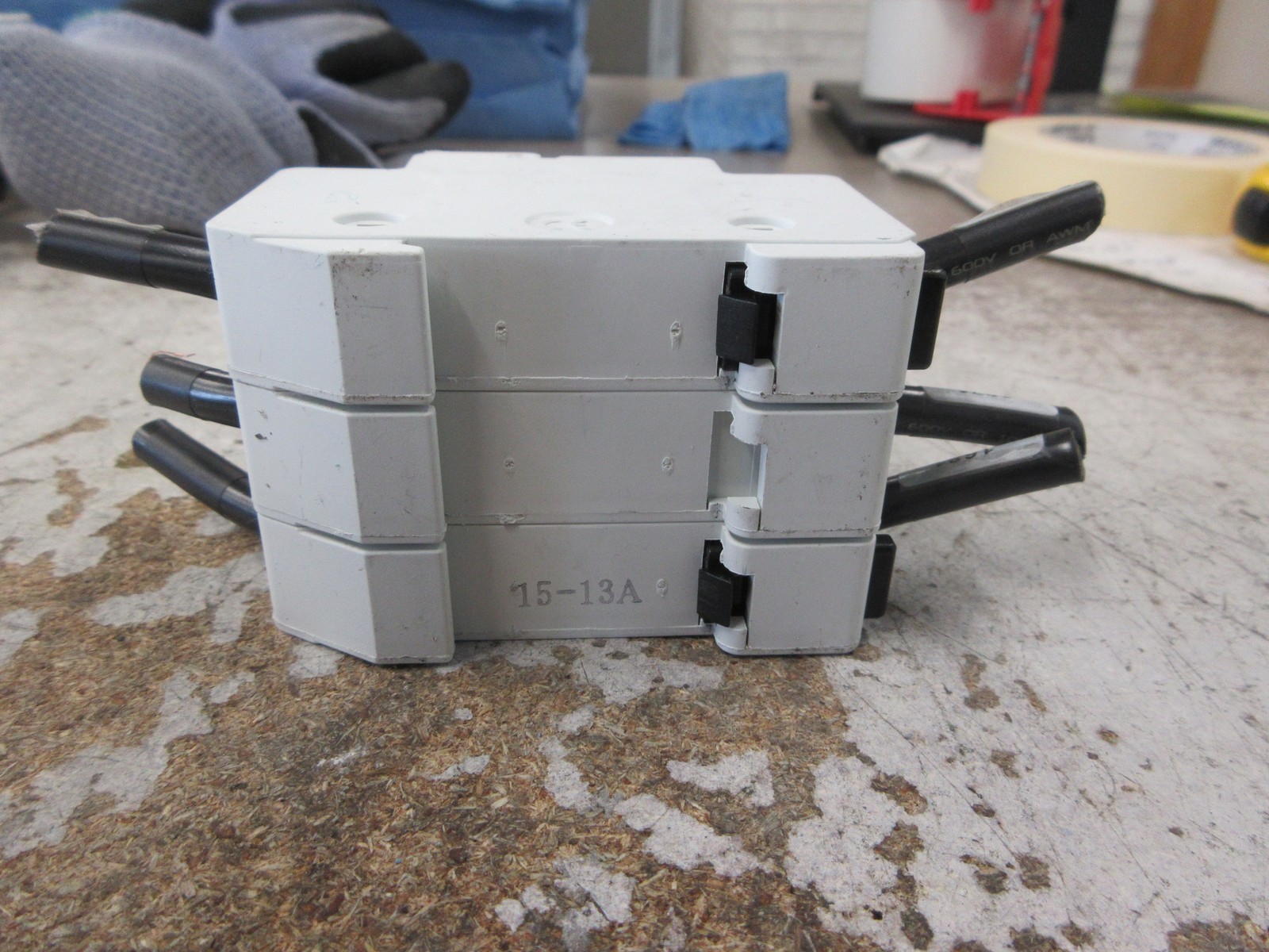 Ferraz Shawmut Ultrasafe Fuseholder USM3I 30A 600V 3P Used