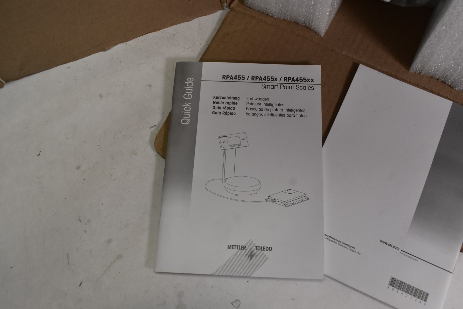 Mettler Toledo RPA455x Paint Scale APS455x Refinished RPA455X USB 20m PPG820