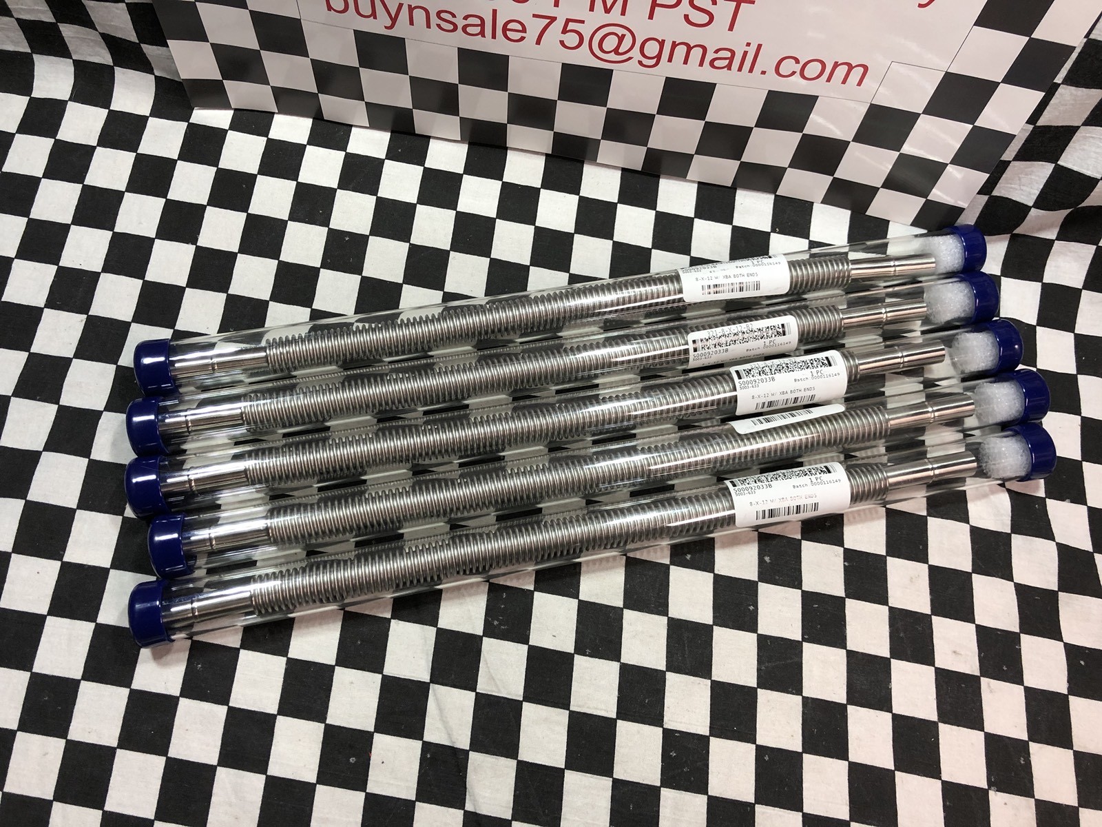 Lot Of 5, SWAGELOK Flexible Tubing 1/2″ X 12″, 321-8-X-12-B2, SHIPSAMEDAY