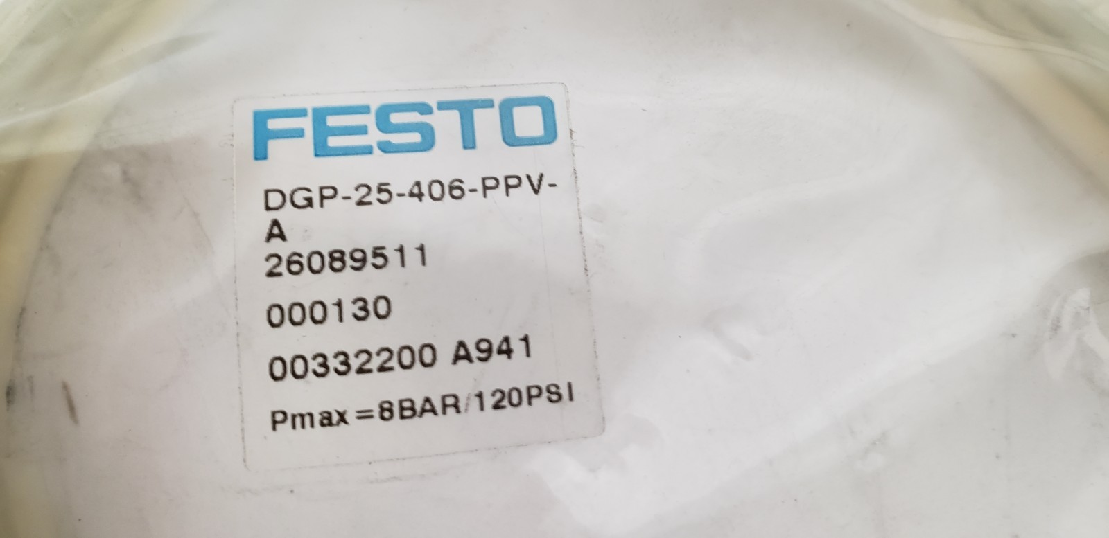 FESTO DGP-25-406-PPV-A SEALING BAND, NIB