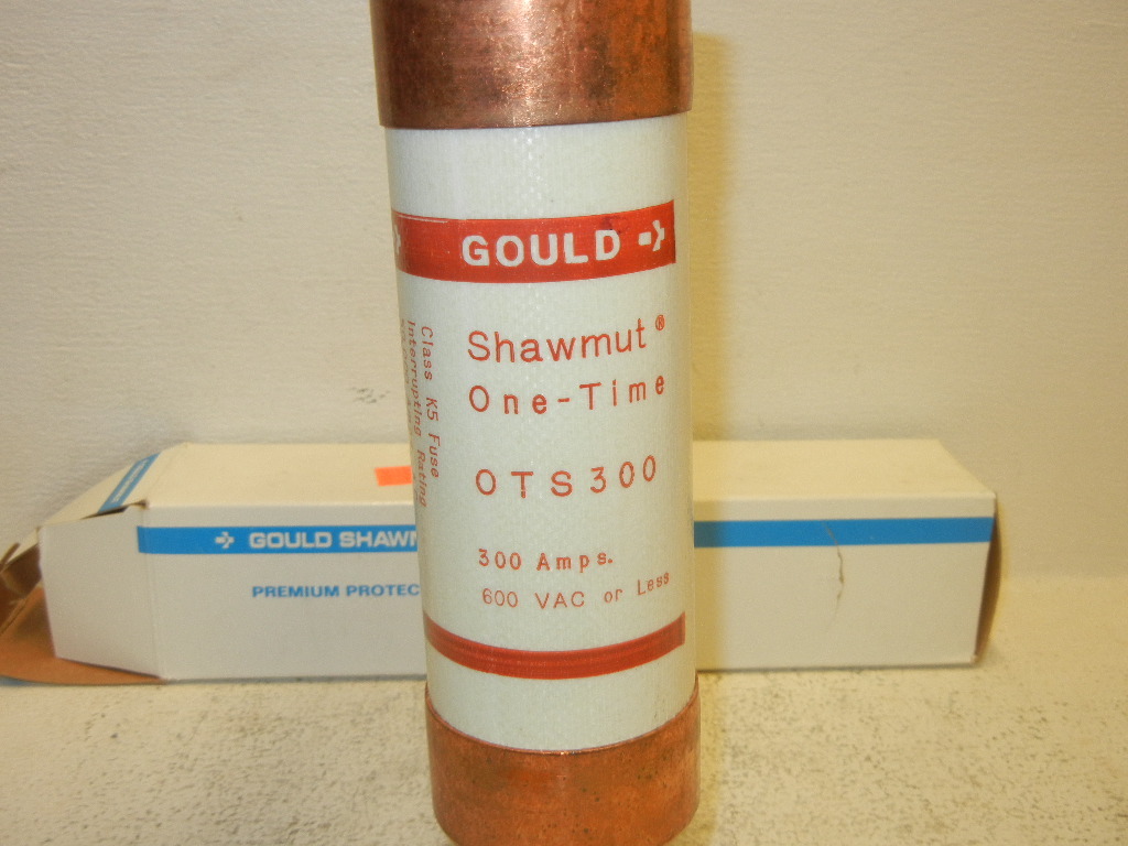 GOULD SHAWMUT OTS300 NEW 300A ONE-TIME FUSE 600V OTS300