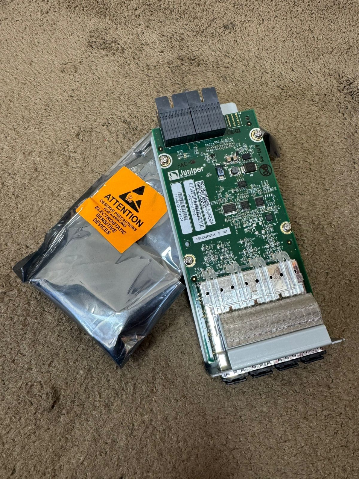 Juniper / 4 Port 1 Gigabit Ethernet (GbE) SFP Uplink Module / 711-021270