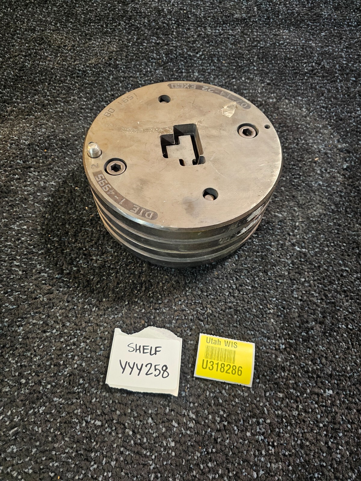 Exco 1-4995 2 07-14-22 BO 1651, 7-3/4″ Dia x 3.5″ Height Extrusion Die