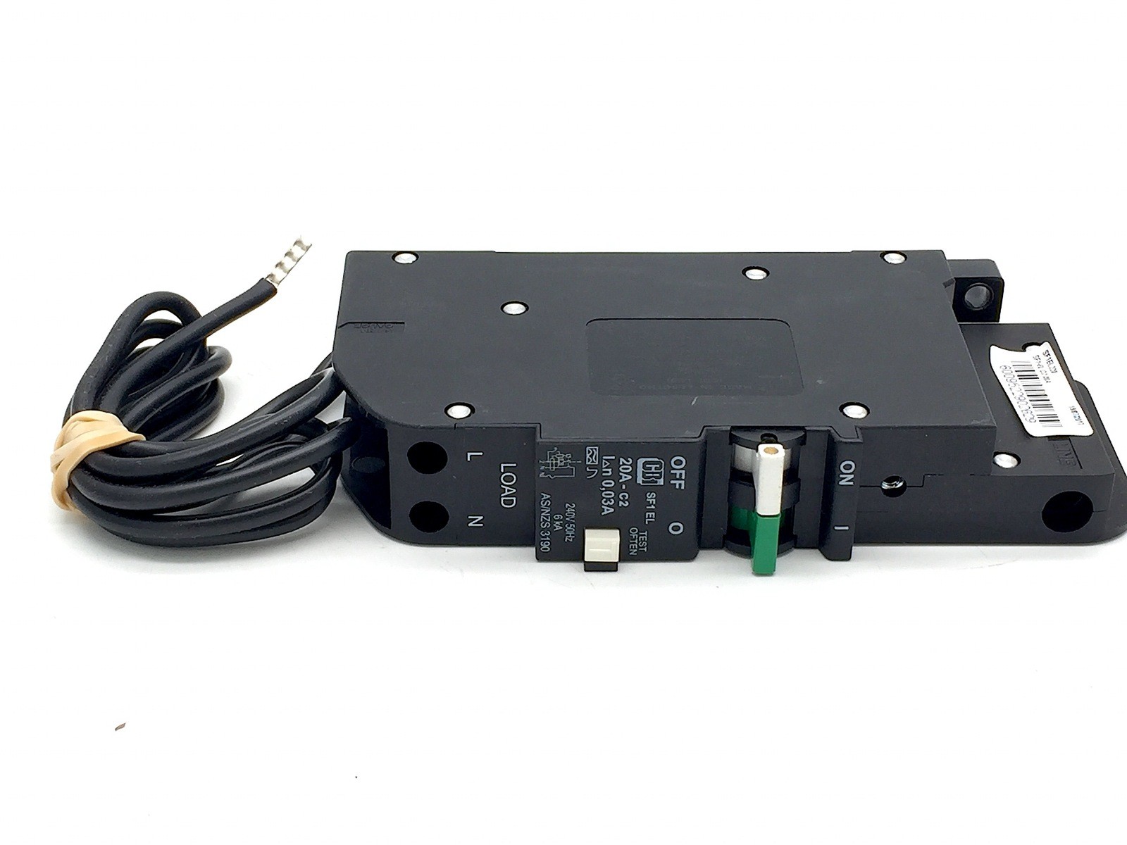 CBi Electric SF1EL220 Circuit Breaker with Residual Current Protection 20A 6kA