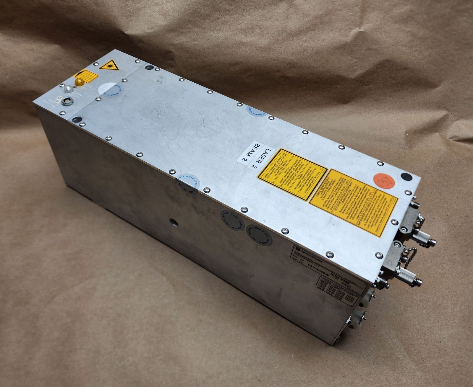 Spectra Physics H10-106QW Industrial Laser Head Unit