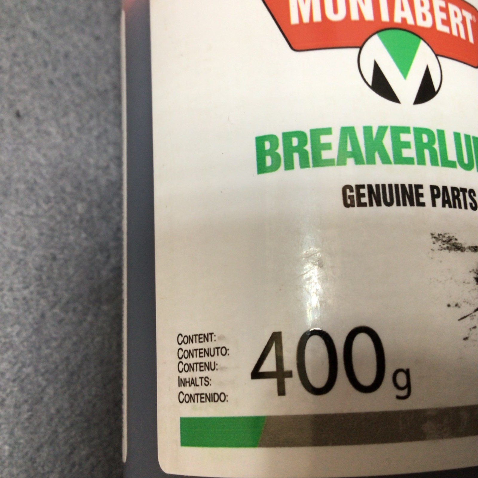 Montabert Breakerlub-2 EasyLub 400g Genuine Parts Lubricant Cartridge