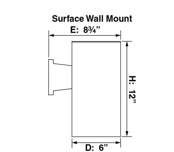Volume Medium 1-Light Antique Bronze Aluminum Integrated LED In/Outdoor Sconce