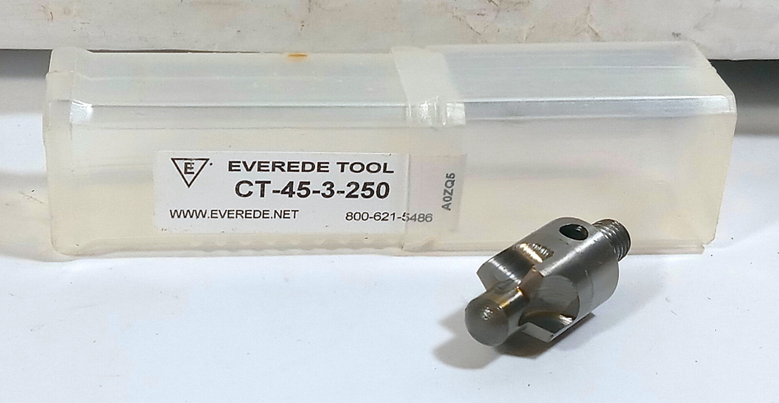 1 NEW EVEREDE CT-45-3-250 CARBIDE THREADED SHANK COUNTERSINK NIB **MAKE OFFER**