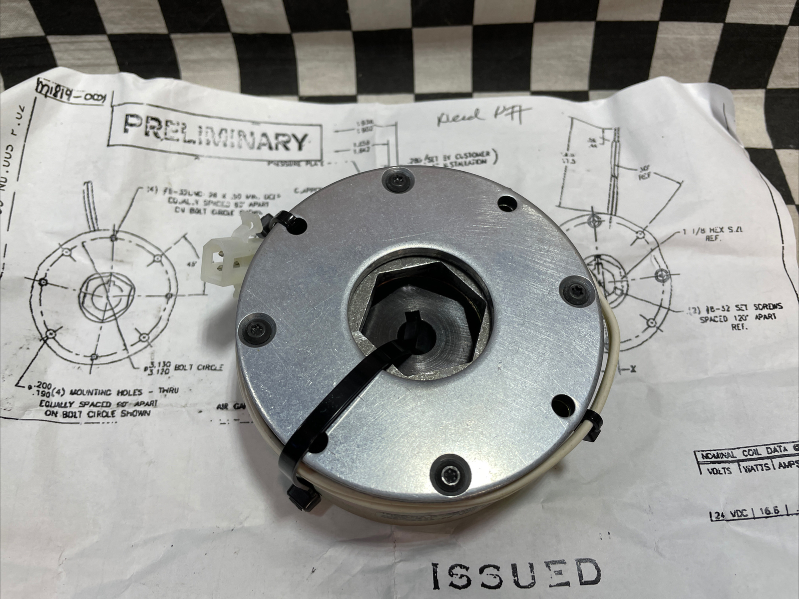 Brakes Inertia Dynamics M1819-0001, Spring Applied Brakes, 24 VDC, BOX A #129P19