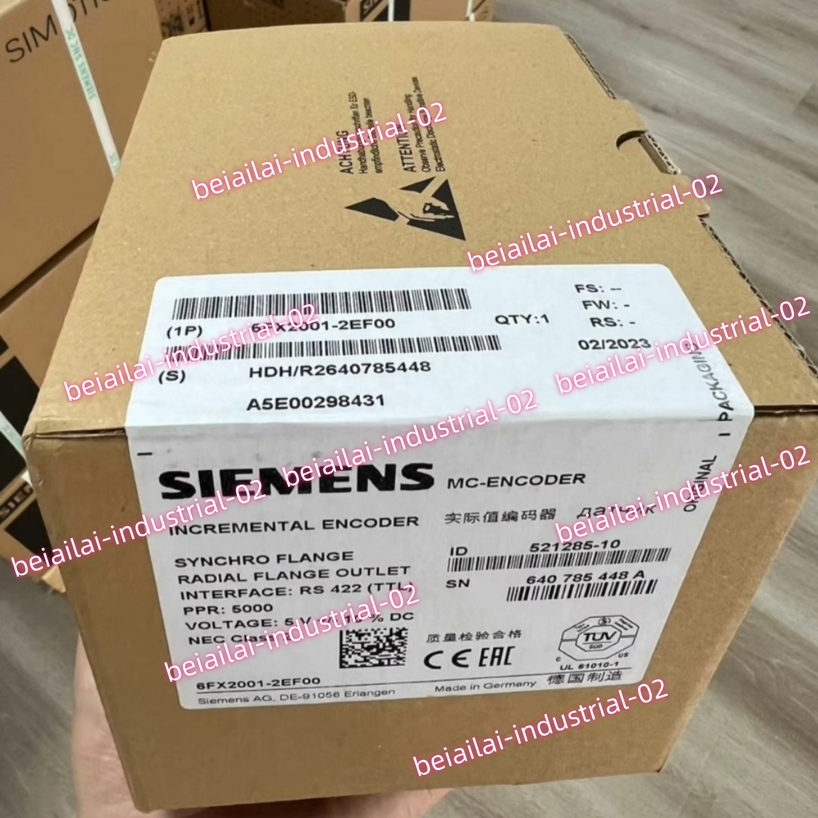 SIEMENS Actual Value Encoder 6FX2001-2EF00#1pcs new in box