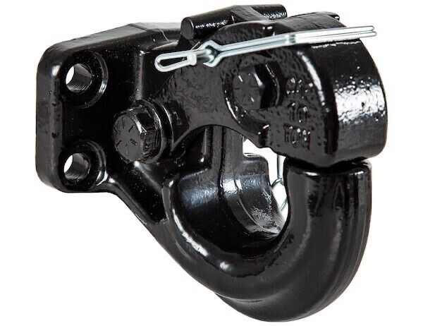 Buyers Products 10039 Black Steel Powder Coat 10 Ton Pintle Hook with Mount