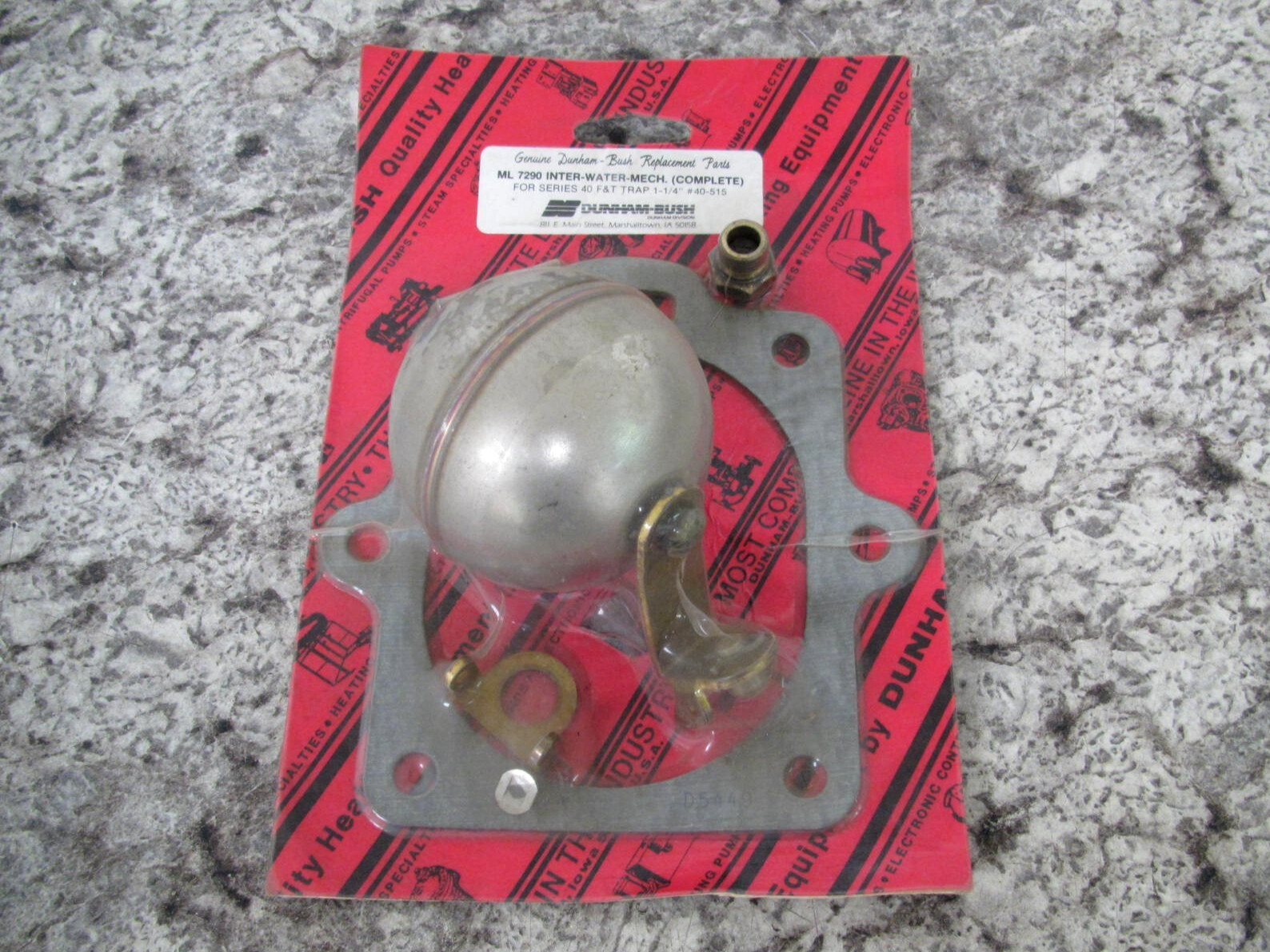 New Dunham-Bush ML7290 40-515 1-1/4″ F&T Trap Internal Mechanism Repair Kit