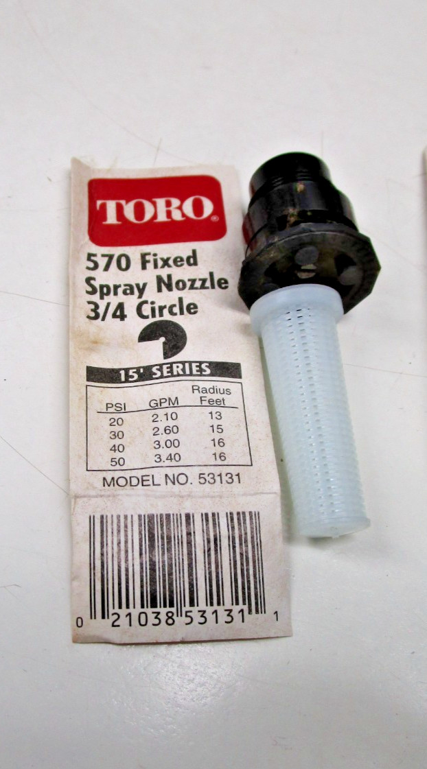Lot of 3 TORO 570 Adjustable Spray Nozzles