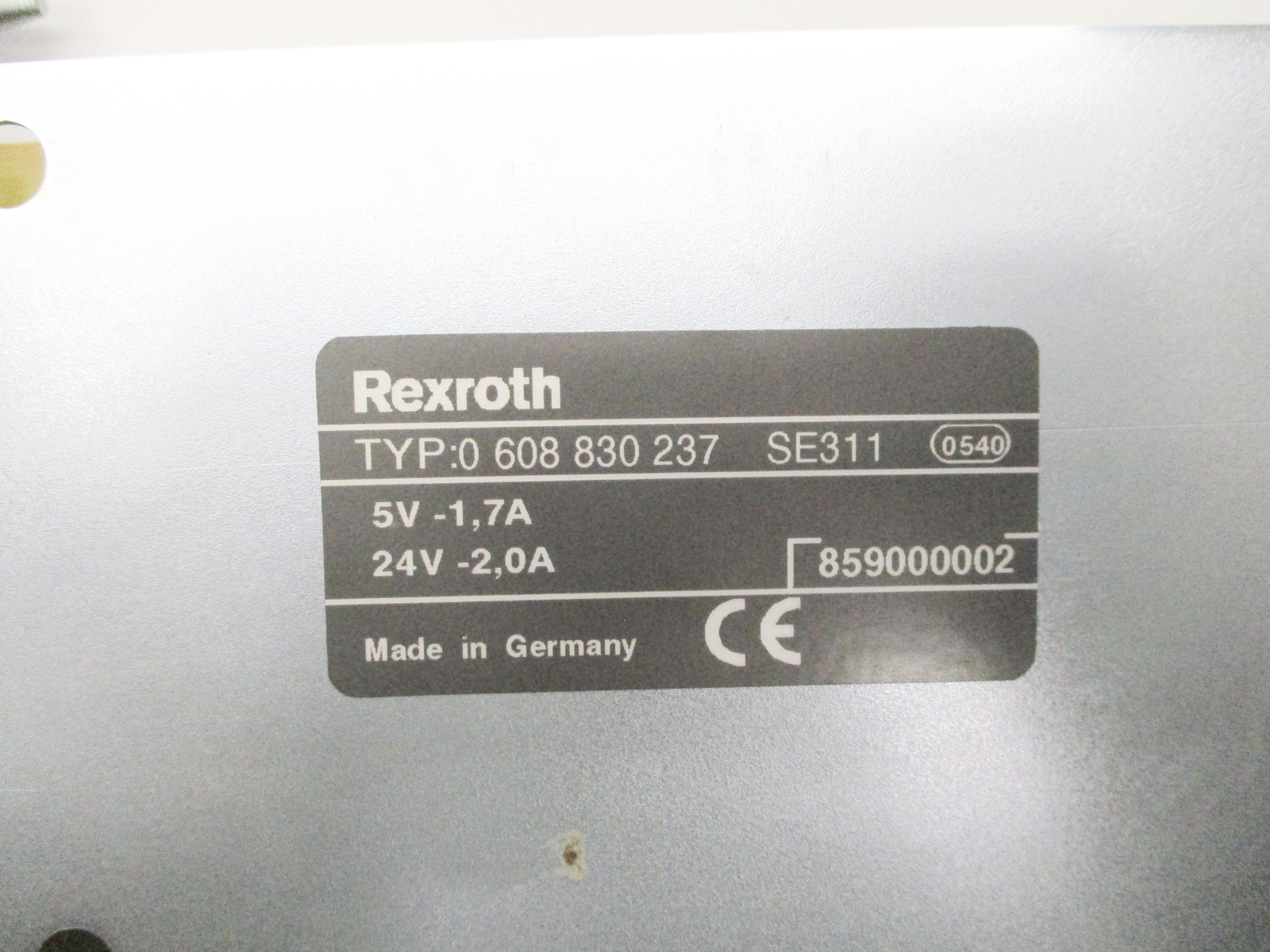 REXROTH 0608830237 SE311 NSNP