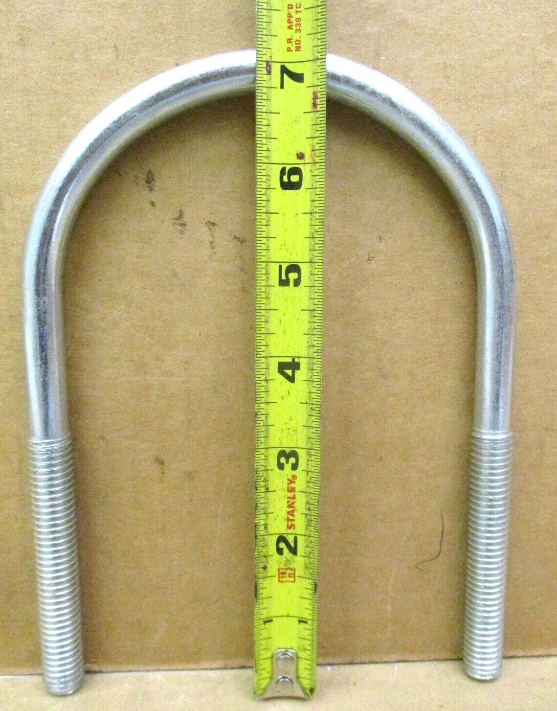 Fabory 32TG86 U-Bolt Long Tangent Steel Zinc Plated Lot of 9 Pieces 48735LIN