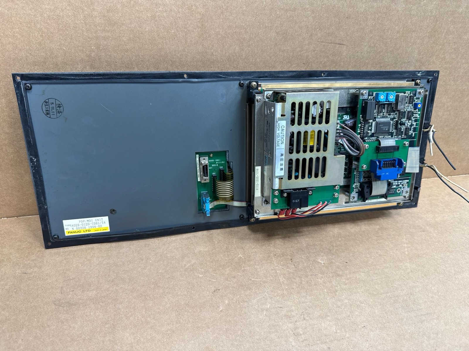 FANUC PDP/MDI Unit. MF-D6, Type: A02B-0120-C081/TA, Operator Panel
