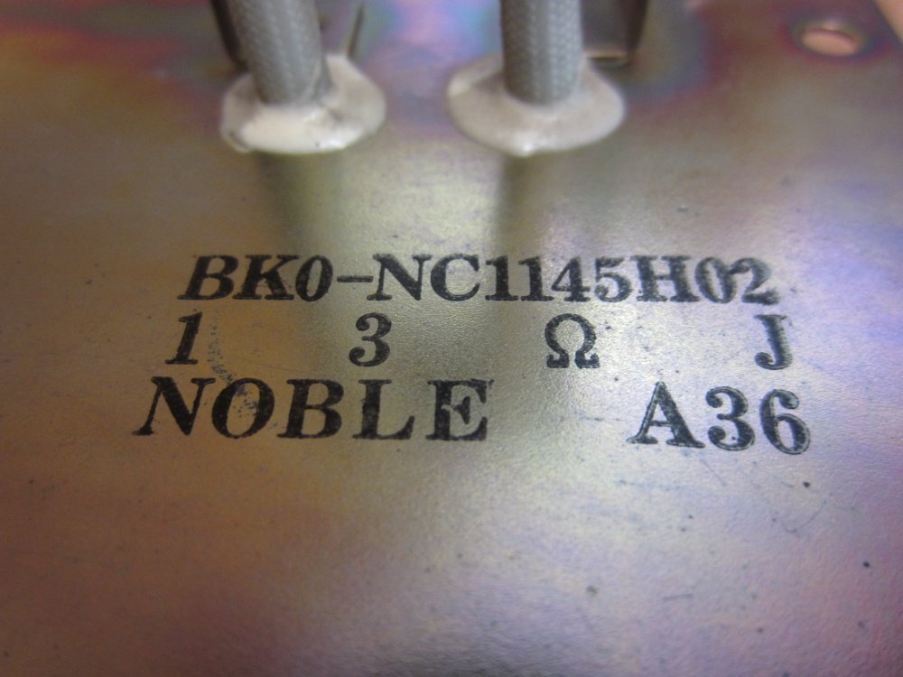 Noble BK0-NC1145H02 13Ω Resistor/Heat Sink BK0NC1145H02