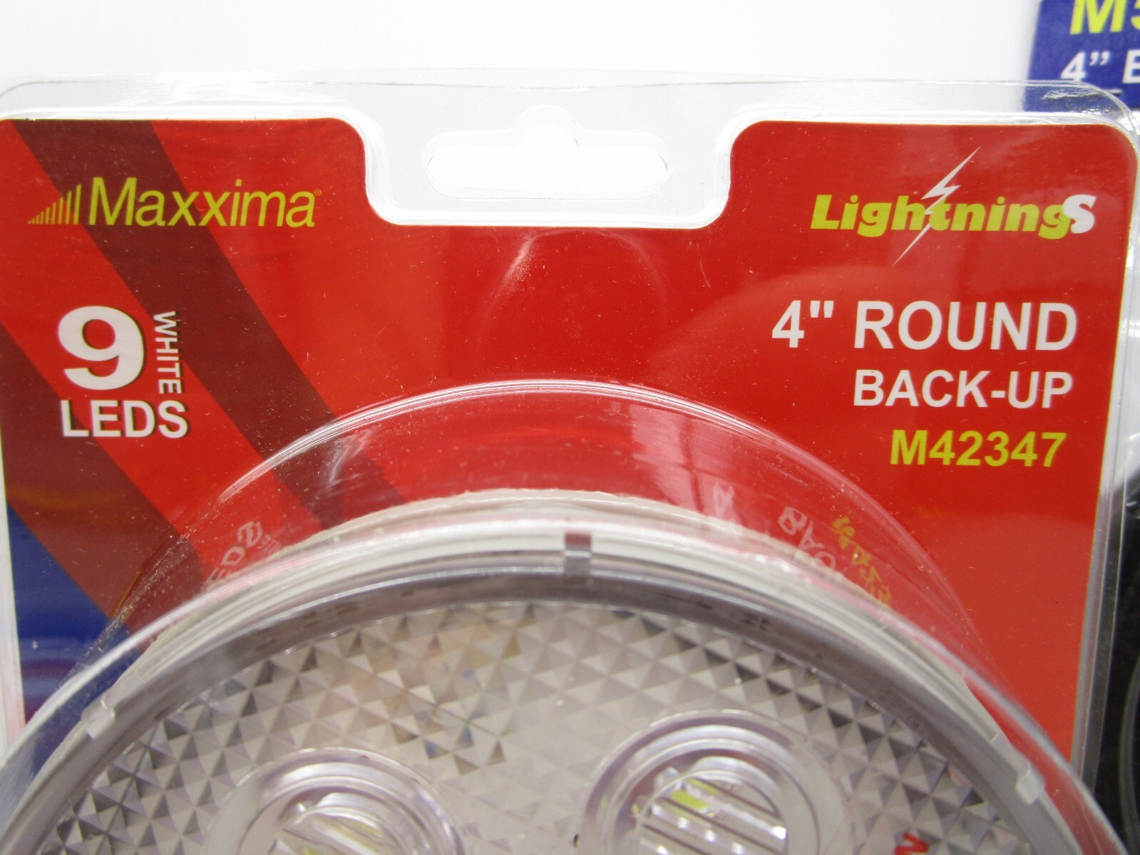 Maxxima M42347 LED 4″ Round Back-up Lamp with M50900 Plug and M50400-B Grommet