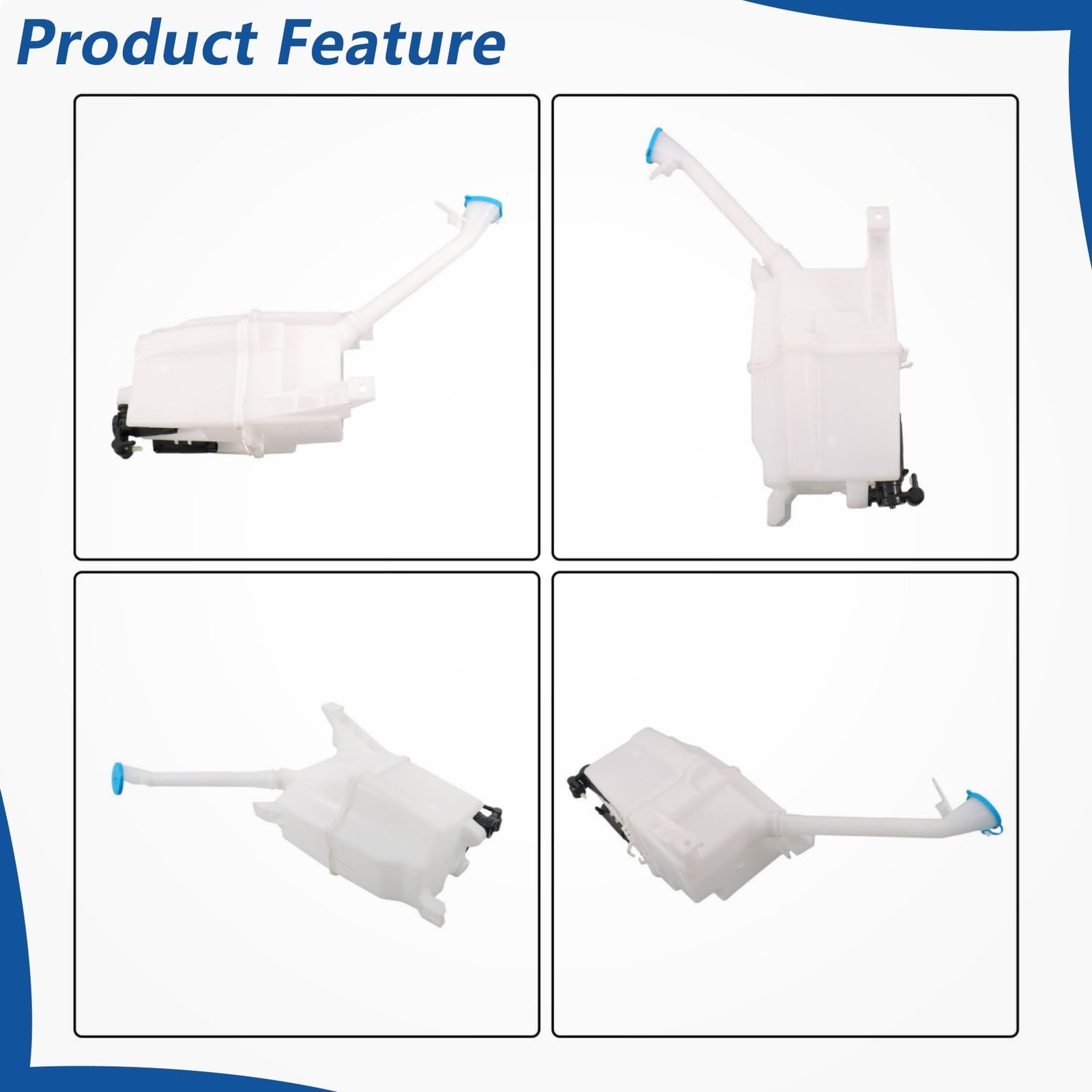 Windshield Washer Fluid Tank White for Rogue 2014-2016 NI1288170