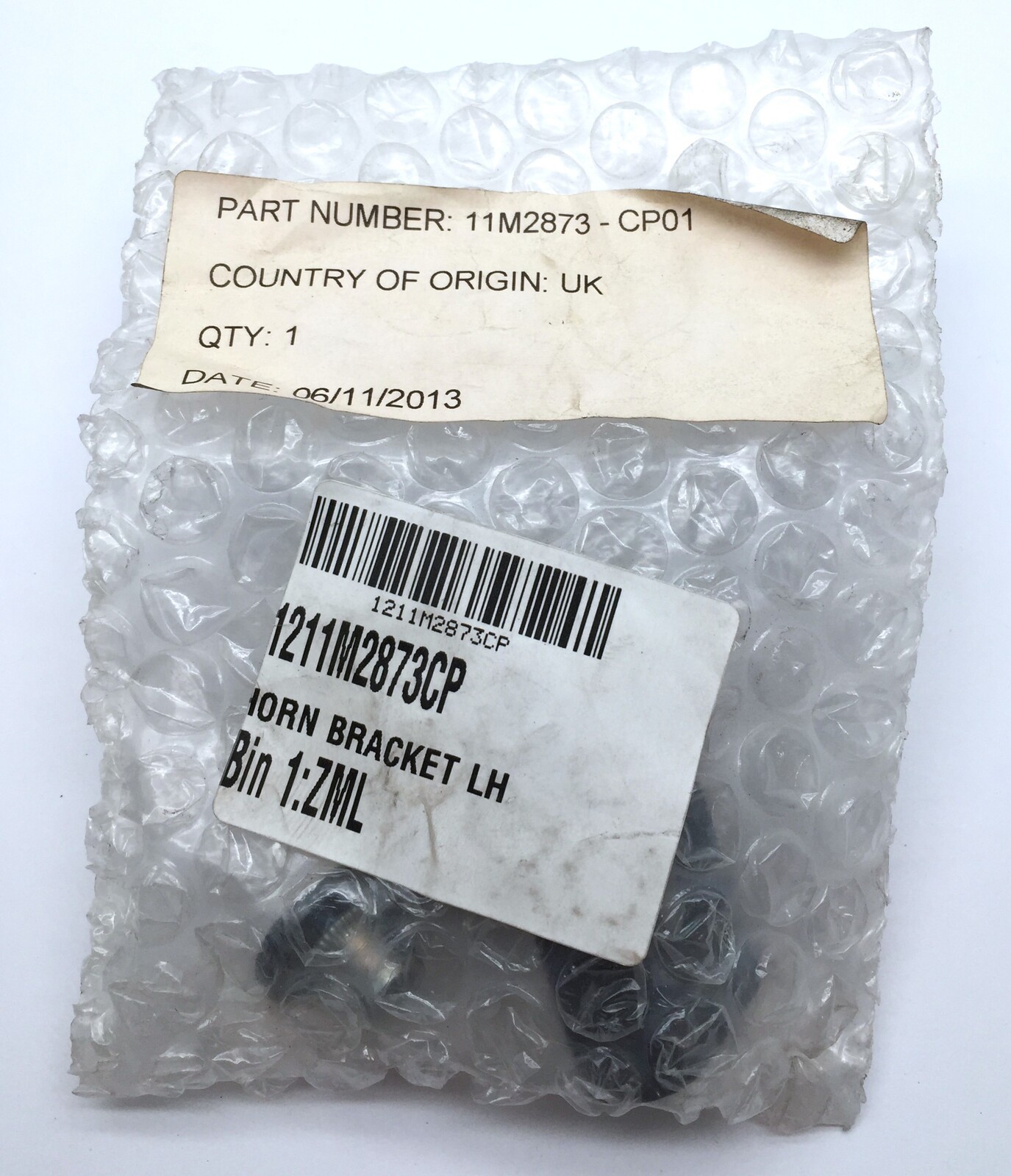 McLaren 1211M2873CP Horn Bracket LH for McLaren 11M2873CP