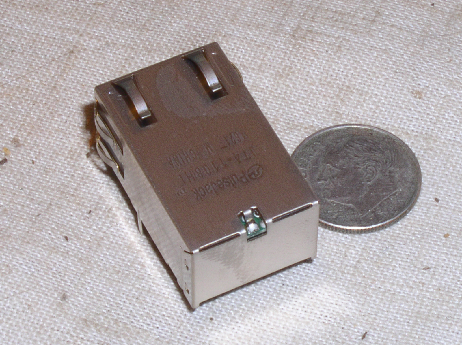 PULSE RJ45 RJ-45 JT4-1108HL PULSEJACK 10 GIG SHIELDED R/A MODULAR JACK CONNECTOR