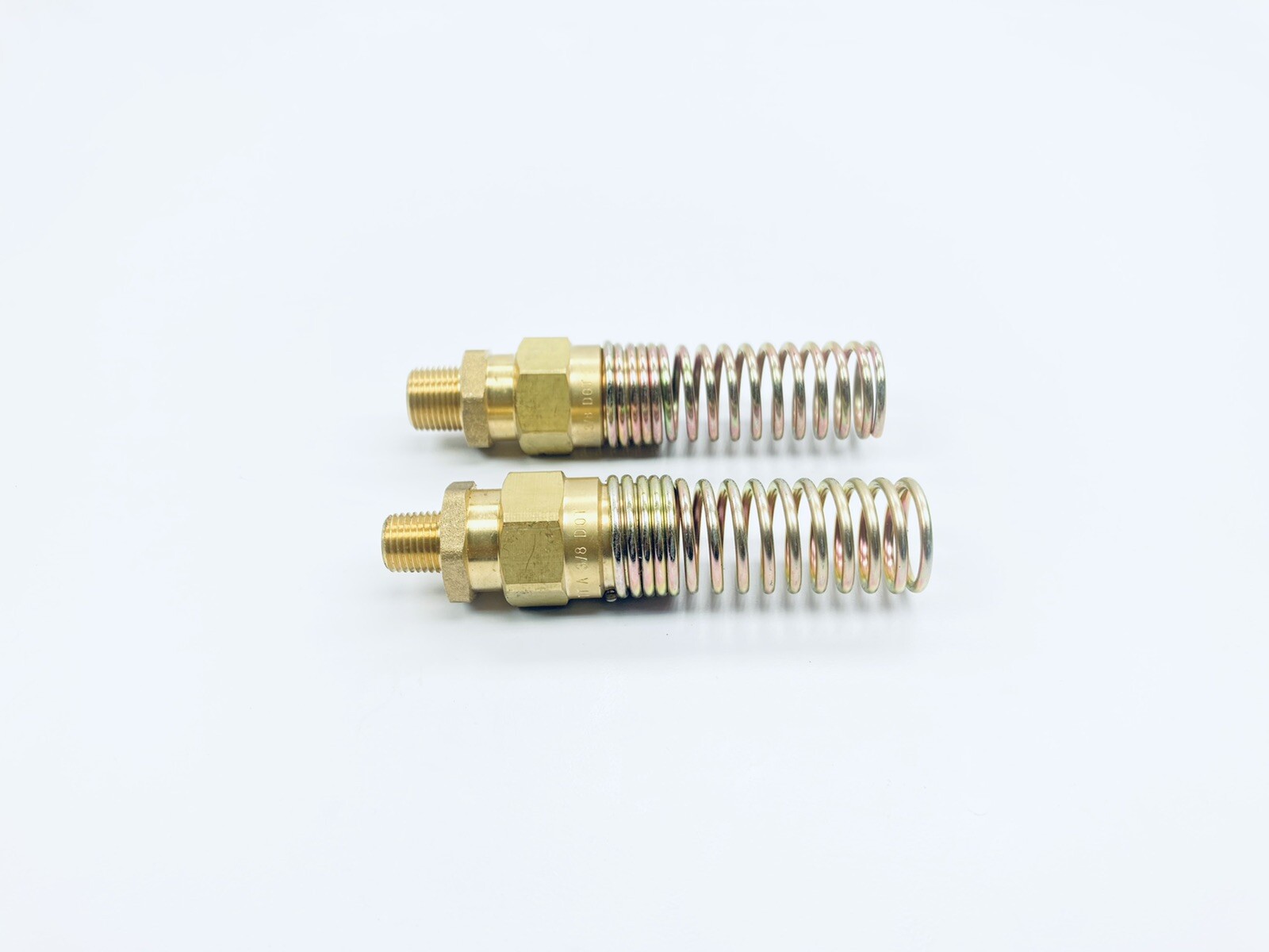 LOT OF 2 UNUSED PARKER AIR BRAKE HOSE FITTING 3/8″ TO 1/4″