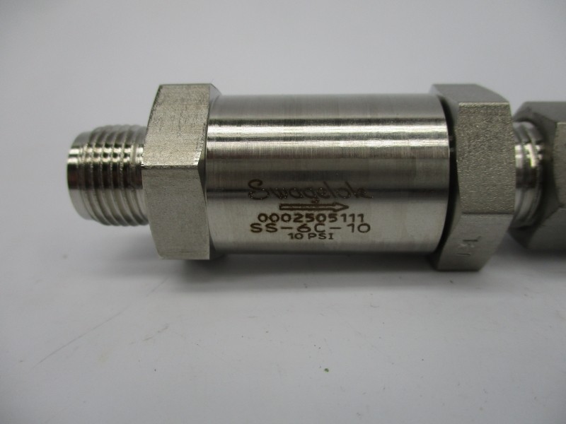 SWAGELOK SS-6C-10 0002505111 10PSI NSNP