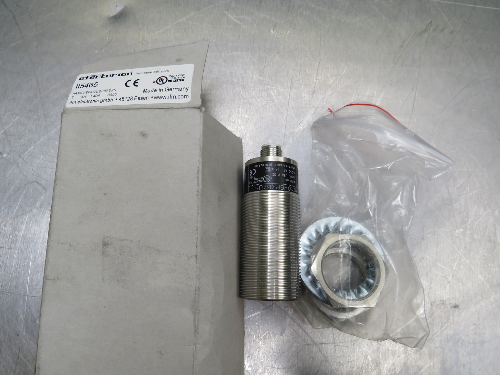 IFM II5465 Sensor IIA3010-BPKG/US