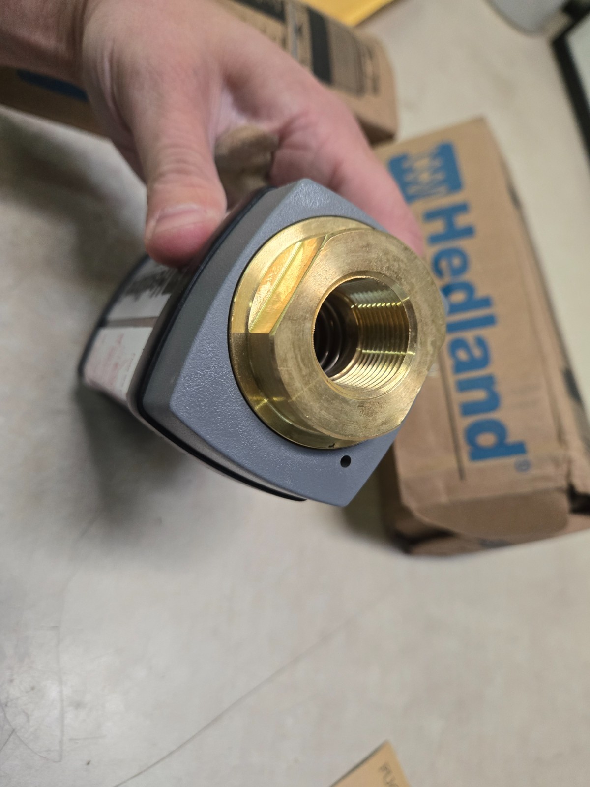 Hedland H705B-005 Flow Rate Hydraulic Flow Meter Hydraulic, 12, SAE NOB