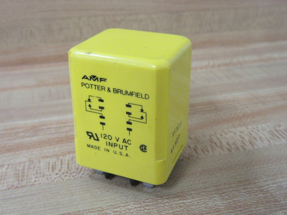 AMF Potter & Brumfield CUA-41-70005 Relay CUA-41-70005-120V AC