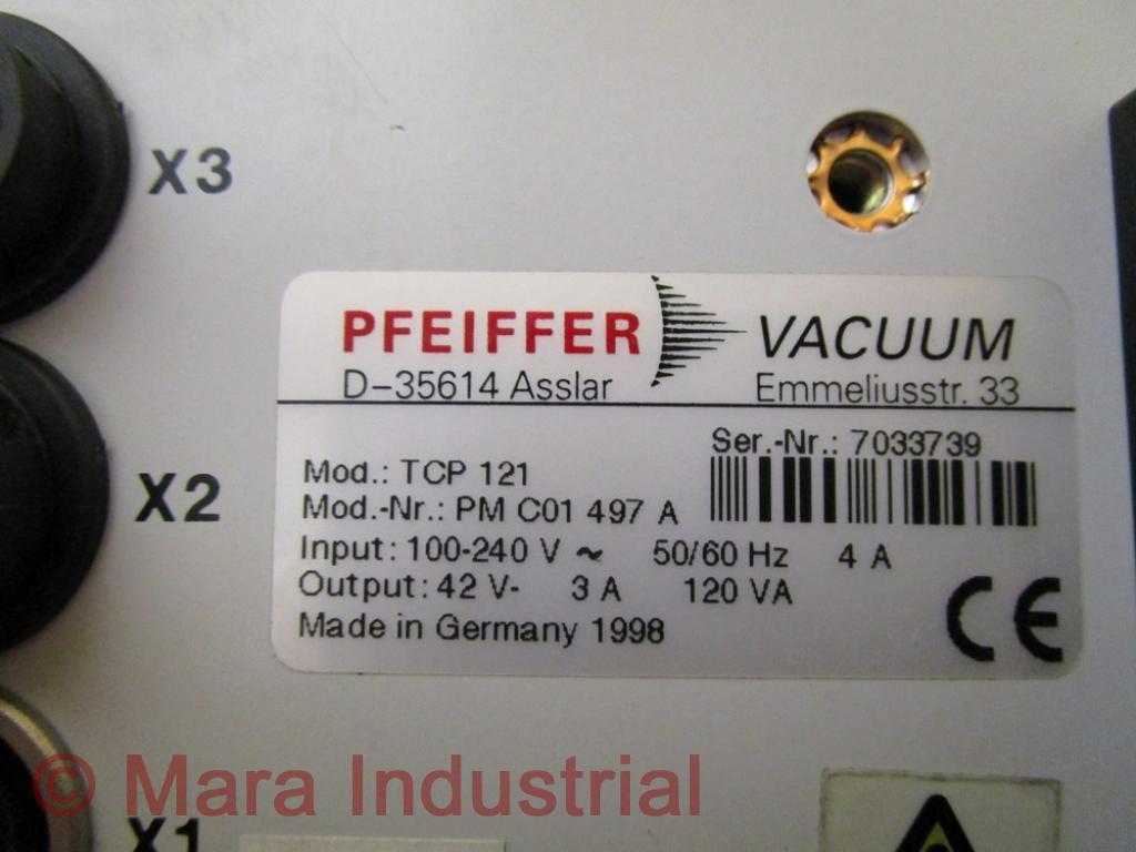 Pfeiffer Vacuum PM C01 497 A Front Panel Only