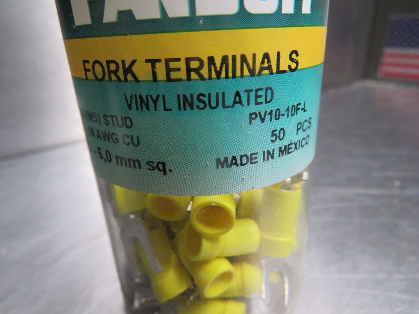 Panduit PV10-10F-L Fork Terminal Lot of 50!