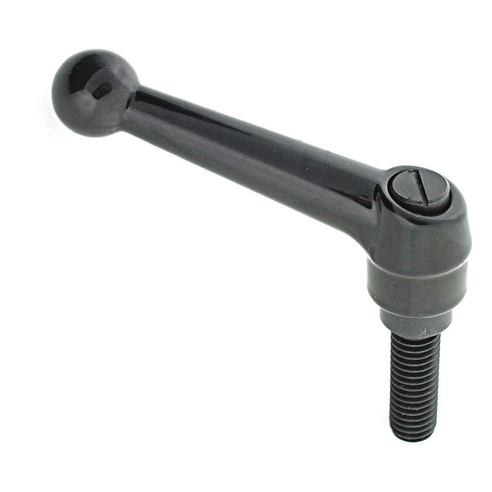GRAINGER APPROVED Adjustable Handle,3/8″-16,Zinc 418Y80
