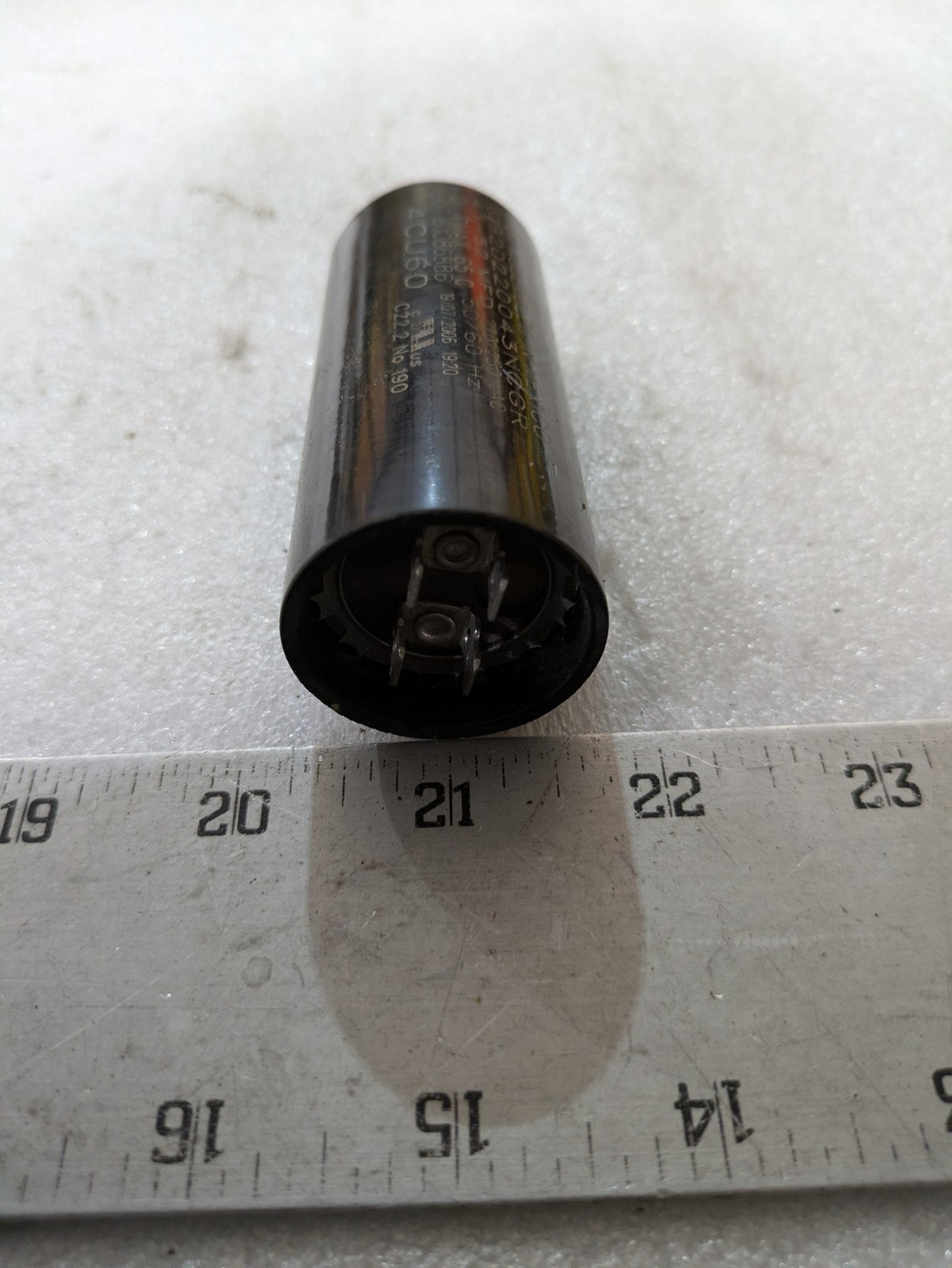 NGM 61B2D220043NCGR Motor Start Capacitor 43-52MFD 220-250VAC 50/60Hz Industrial