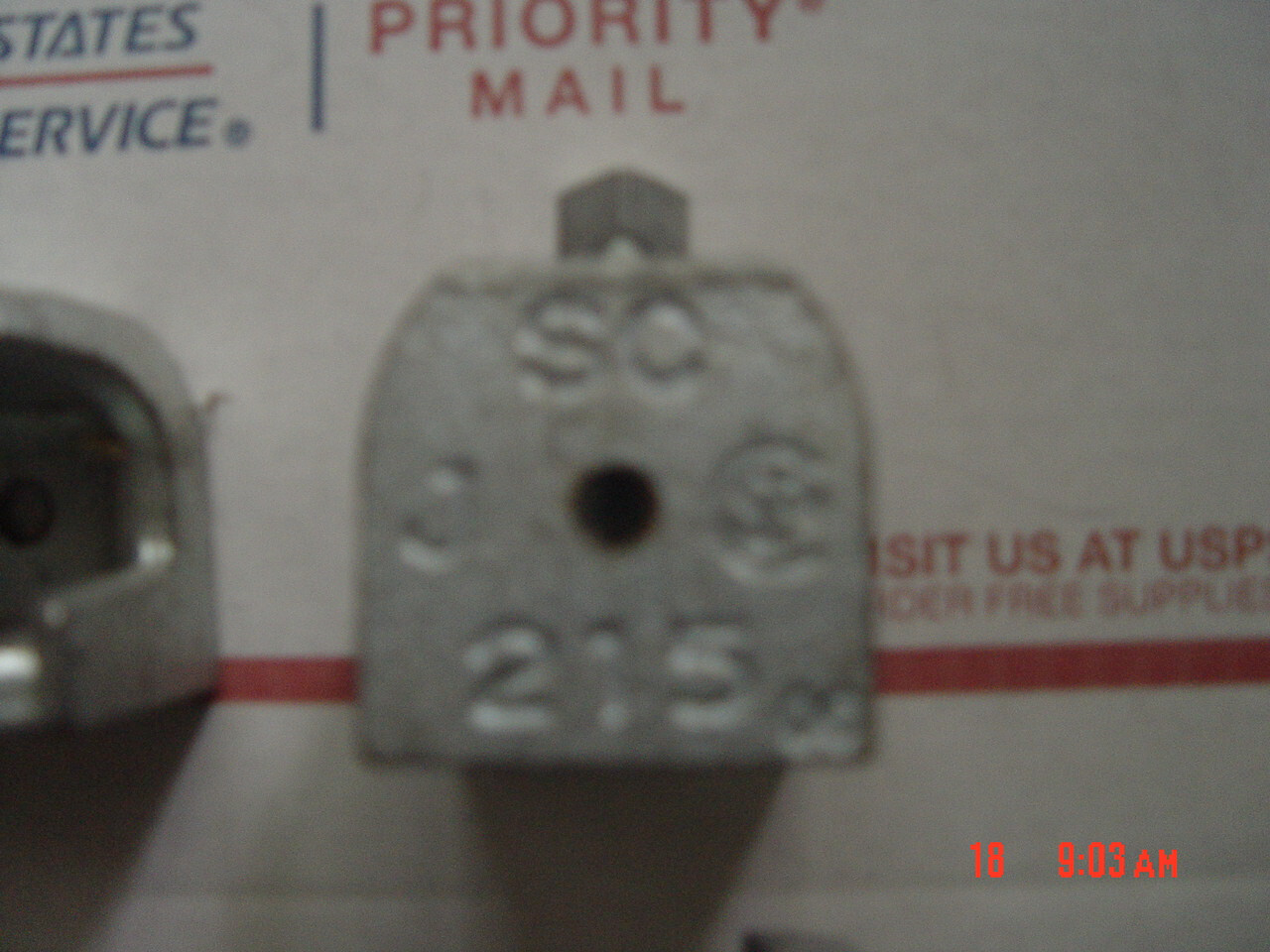 4 NOS STEEL CITY SC-215/502 TYPE J BEAM CLAMP 3/8″-16 Holes 1/2″-13 drive bolt