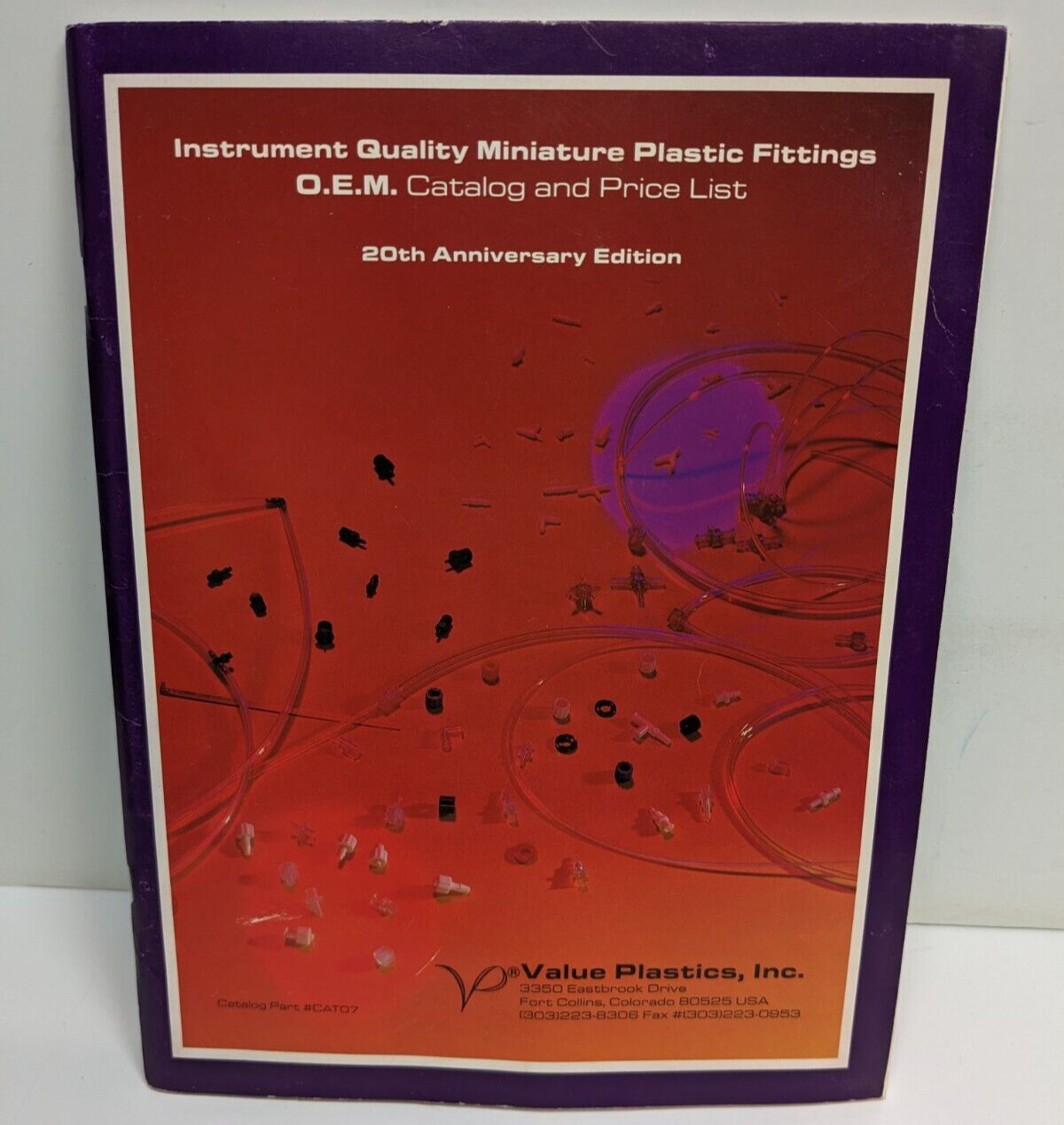Vintage 1989 Value Plastics, Inc Reference Guide/Catalog for Miniature Fittings