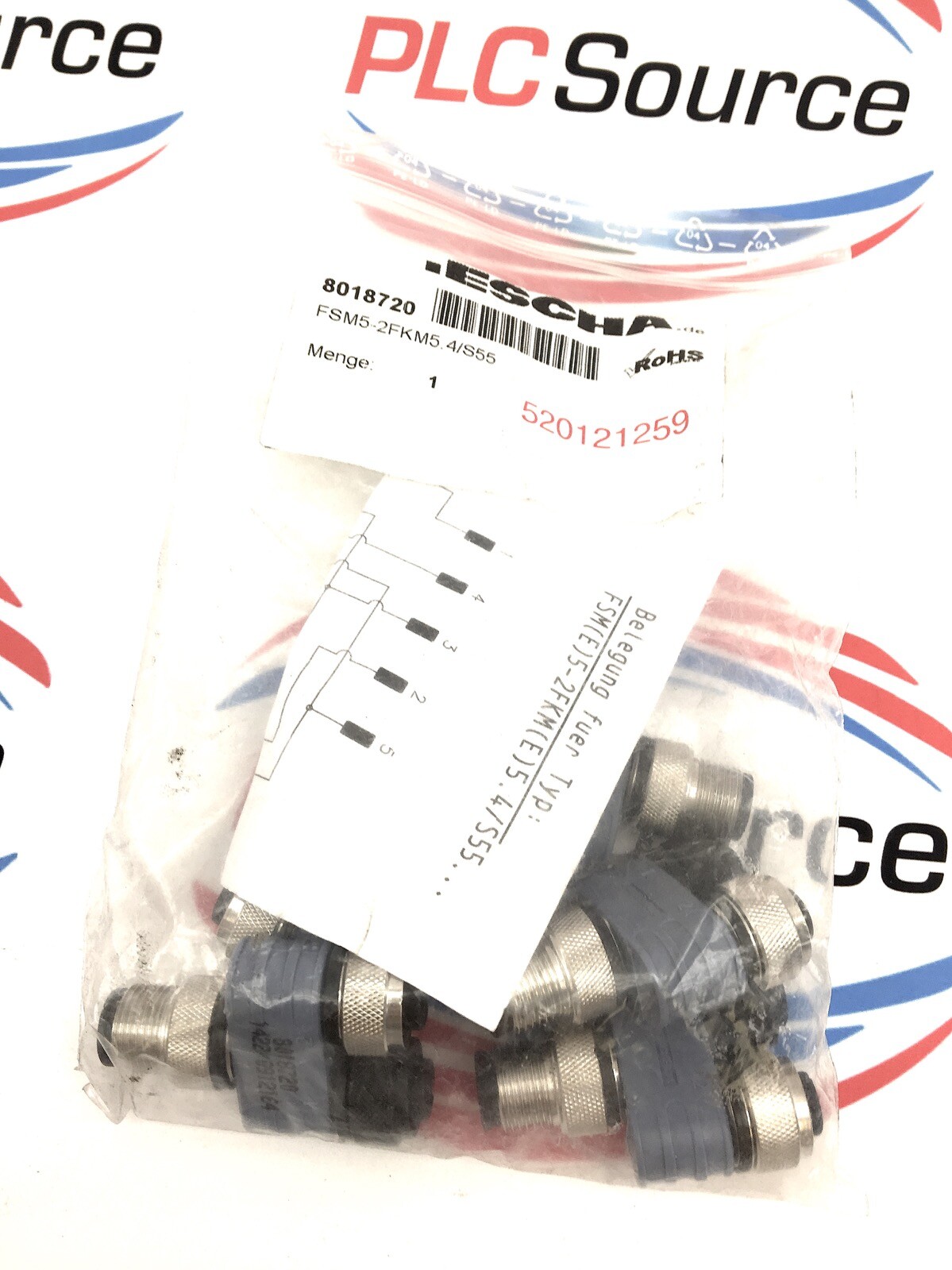 ESCHA FSM5.4/S44 BLOCK JUNCTIONS LOT OF 5
