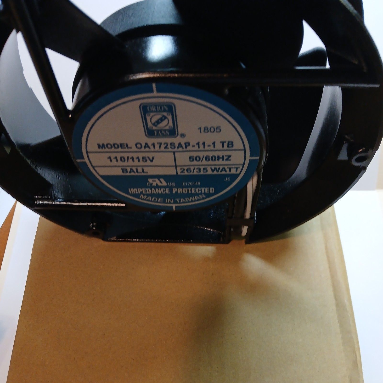 NEW ORION FANS OA172SAP-11-1 TB COOLING FAN 110/115V 50/60HZ 26/35WATT