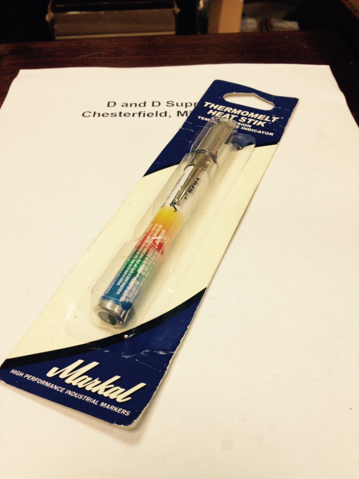 MARKAL 86463G Temperature Indicator Stick, 150F, 3/8″ Tip, 2AGV9, Made-In-USA