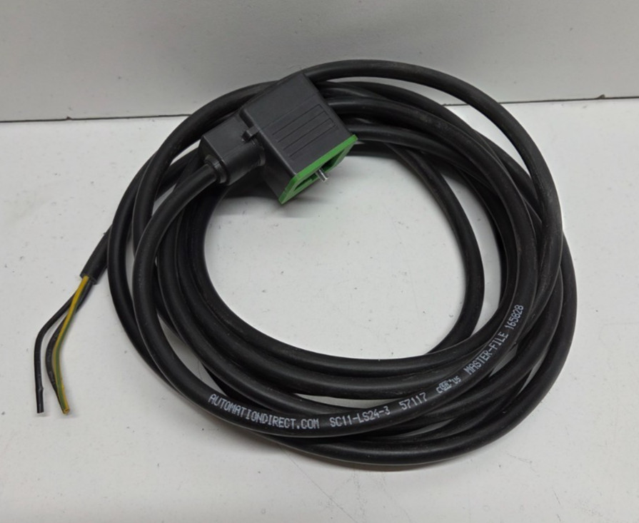 NEW NO BAG! MURR 3M 24V SOLENOID VALVE CABLE SC11-LS24-3