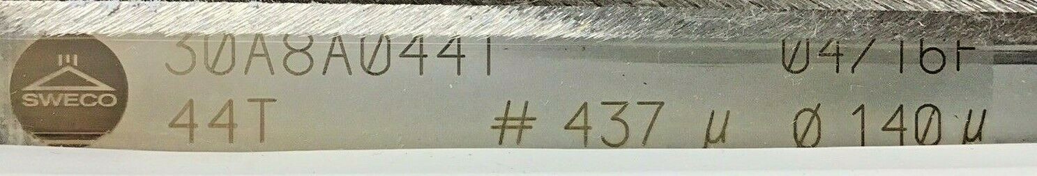 SWECO 30A8A044T CATERPILLAR INCORPORATED 44T WCH ASAP SCRN STP 30″ BOX OF 3
